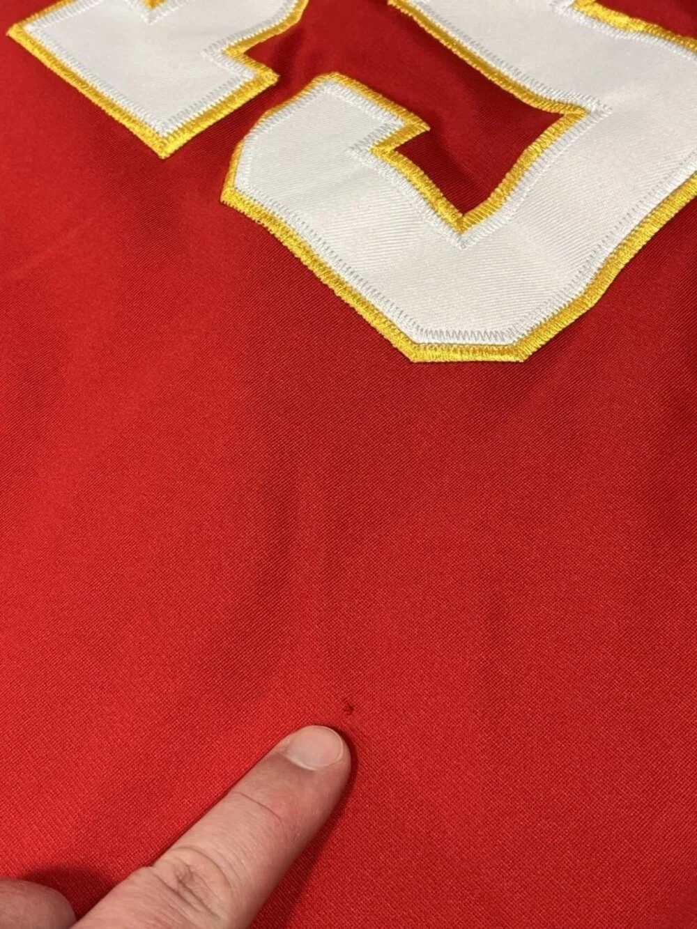 Patrick Mahomes Kansas City Chiefs Nike Jersey Youth Small On Field NFL #15 Red - Picture 8 of 9
